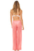 PULL ON PANT WITH SIDE SLIT - GOFRET